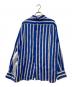 BOTTER (ボッター) SIDE LABER LINING SHIRT ホワイト×ブルー サイズ:48：12000円