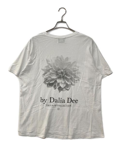 Dalia Dee（ダリアディー）Dalia Dee (ダリアディー) FRAGMENT DESIGN (フラグメントデザイン) プリントTシャツ　PRINT TEE ホワイト サイズ:XLの古着・服飾アイテム