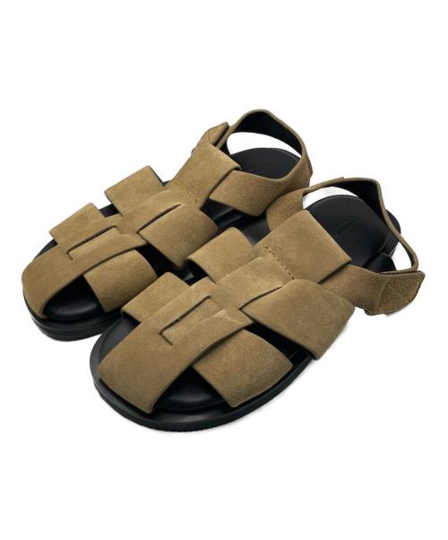 Waa .studios（ワースタジオ）Waa .studios (ワースタジオ) RQ SANDALS スエードグルカサンダル ベージュ サイズ:42の古着・服飾アイテム