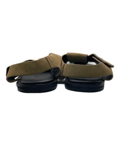 Waa .studios（ワースタジオ）Waa .studios (ワースタジオ) RQ SANDALS スエードグルカサンダル ベージュ サイズ:42の古着・服飾アイテム