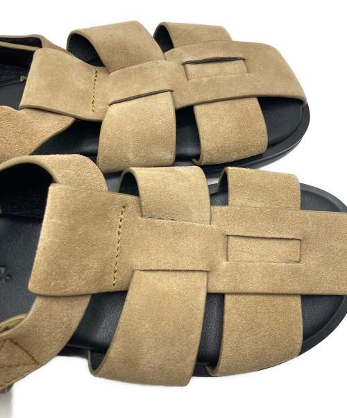 Waa .studios（ワースタジオ）Waa .studios (ワースタジオ) RQ SANDALS スエードグルカサンダル ベージュ サイズ:42の古着・服飾アイテム
