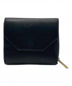 BALENCIAGAバレンシアガ）の古着「ENVELOPE フラップ コンパクトウォレット」｜ブラック