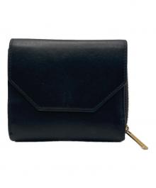 BALENCIAGA（バレンシアガ）の古着「ENVELOPE フラップ コンパクトウォレット」｜ブラック