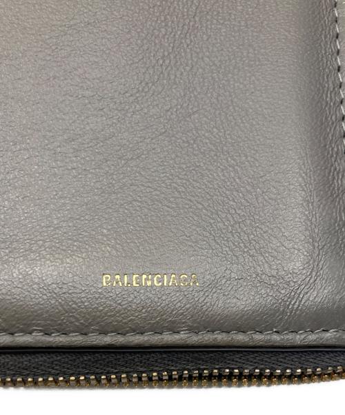 BALENCIAGA（バレンシアガ）BALENCIAGA (バレンシアガ) ENVELOPE フラップ コンパクトウォレット ブラックの古着・服飾アイテム