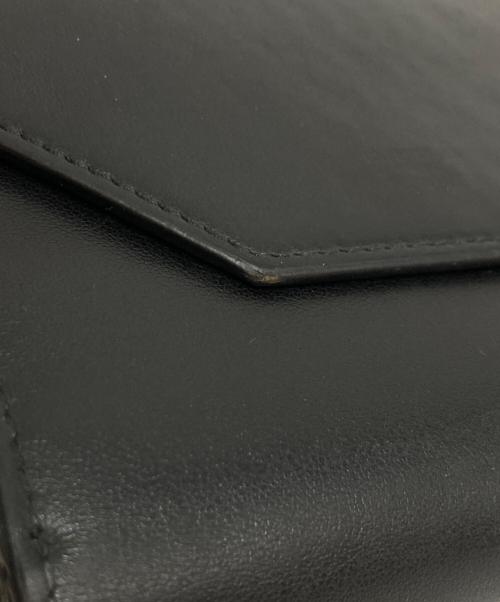 BALENCIAGA（バレンシアガ）BALENCIAGA (バレンシアガ) ENVELOPE フラップ コンパクトウォレット ブラックの古着・服飾アイテム