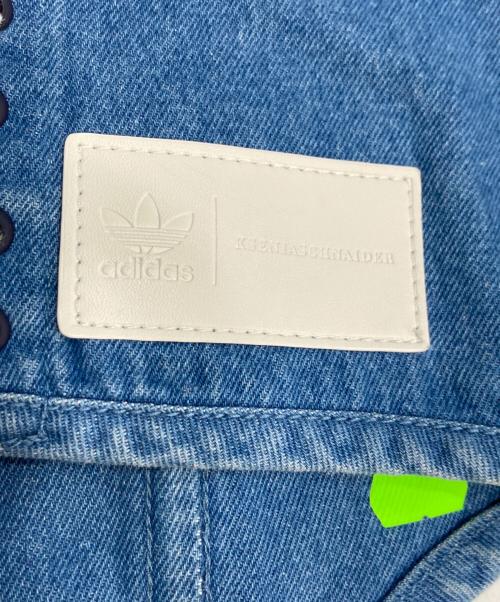 adidas（アディダス）adidas (アディダス) トレフォイルロゴ　デニムビスチェ　IW5671 インディゴ サイズ:６の古着・服飾アイテム