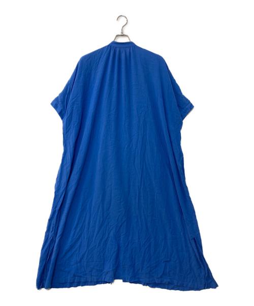 Whim Gazette（ウィムガゼット）Whim Gazette (ウィムガゼット) 2WAYリラックスシャツワンピース ブルー サイズ:FREEの古着・服飾アイテム