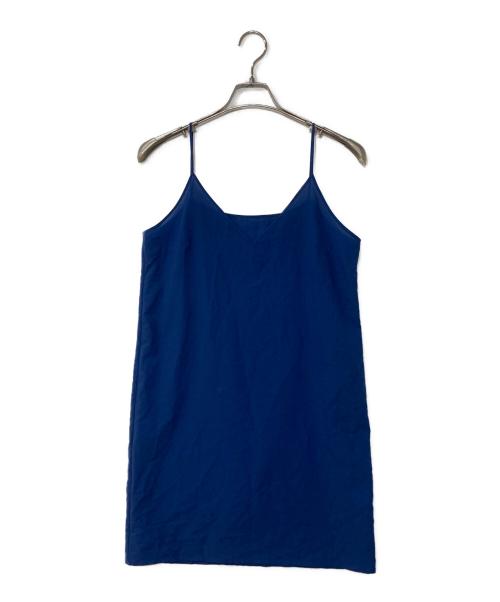 Whim Gazette（ウィムガゼット）Whim Gazette (ウィムガゼット) 2WAYリラックスシャツワンピース ブルー サイズ:FREEの古着・服飾アイテム