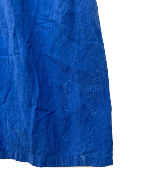 Whim Gazette（ウィムガゼット）Whim Gazette (ウィムガゼット) 2WAYリラックスシャツワンピース ブルー サイズ:FREEの古着・服飾アイテム