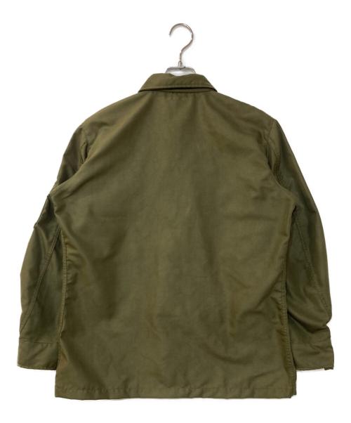 US ARMY（ユーエスアーミー）US ARMY (ユーエスアーミー) 70`sヘリクルーシャツ 71年会計　 8415-935-4897 グリーン サイズ:M-shortの古着・服飾アイテム