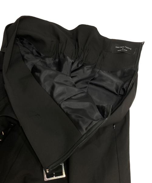 UNITED TOKYO（ユナイテッドトーキョー）UNITED TOKYO (ユナイテッドトーキョー) グラシアレイヤースカート ブラック サイズ:2の古着・服飾アイテム