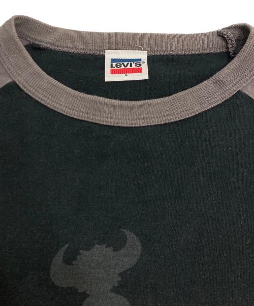 LEVI'S（リーバイス）LEVI'S (リーバイス) 90`s JamiroquaiラグランTEE　長袖Tシャツ ブラック サイズ:Sの古着・服飾アイテム