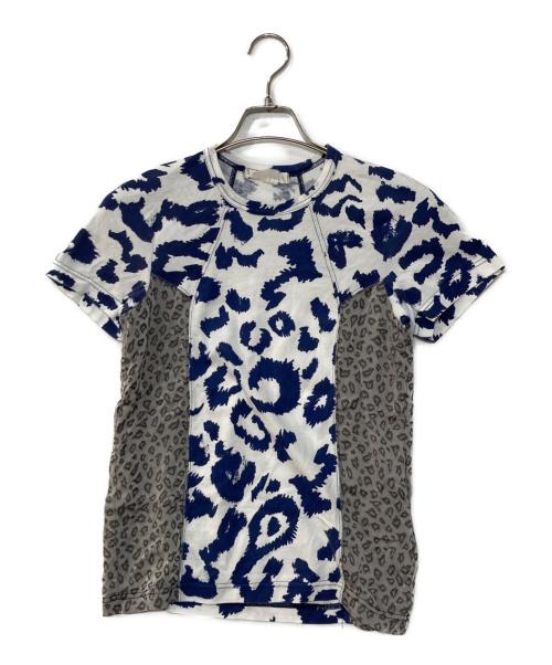 COMME des GARCONS（コムデギャルソン）COMME des GARCONS (コムデギャルソン) レオパードスイッチングTEE ホワイト サイズ:XSの古着・服飾アイテム