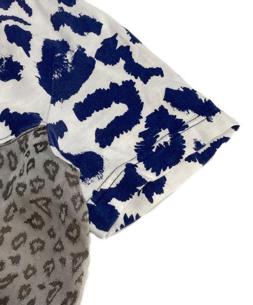 COMME des GARCONS（コムデギャルソン）COMME des GARCONS (コムデギャルソン) レオパードスイッチングTEE ホワイト サイズ:XSの古着・服飾アイテム