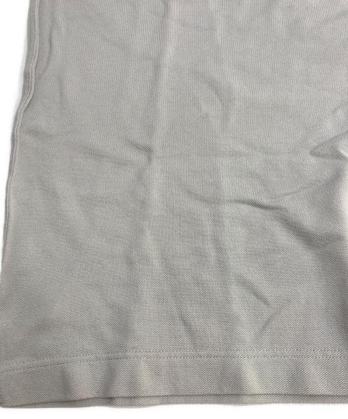 HERMES（エルメス）HERMES (エルメス) H刺繍 ロゴポロシャツ グレー サイズ:Lの古着・服飾アイテム