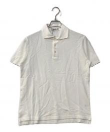 Cruciani（クルチアーニ）の古着「クルチアーニ レギュラーフィット ポロシャツ JU1371-7VLZ0025」｜ホワイト