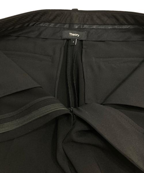 theory（セオリー）theory (セオリー) Admiral Crepe Relax Straight Pant ブラック サイズ:2の古着・服飾アイテム
