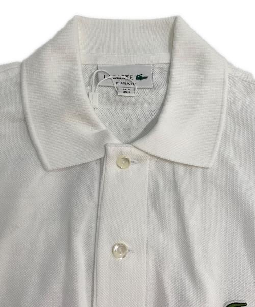 LACOSTE（ラコステ）LACOSTE (ラコステ) ポロシャツ ホワイト サイズ:Sの古着・服飾アイテム