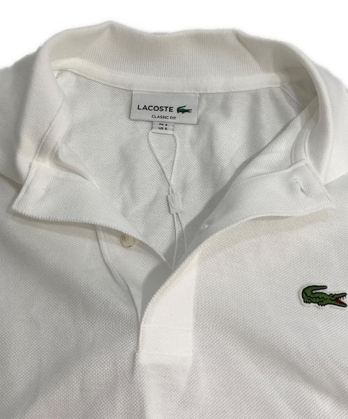 LACOSTE（ラコステ）LACOSTE (ラコステ) ポロシャツ ホワイト サイズ:Sの古着・服飾アイテム
