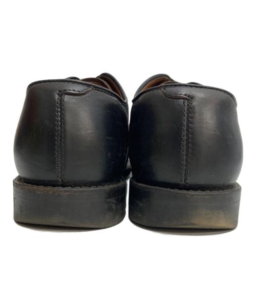 WHELL ROBE（ウィールローブ）WHELL ROBE (ウィールローブ) HEAVY STITCHING MOC TOE Uチップシューズ ブラック サイズ:7Dの古着・服飾アイテム