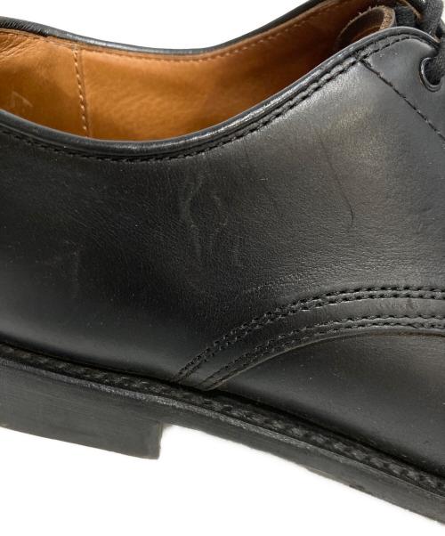 WHELL ROBE（ウィールローブ）WHELL ROBE (ウィールローブ) HEAVY STITCHING MOC TOE Uチップシューズ ブラック サイズ:7Dの古着・服飾アイテム