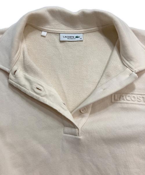 LACOSTE（ラコステ）LACOSTE (ラコステ) スウェットポロシャツ ホワイト サイズ:34の古着・服飾アイテム