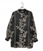 Ameriアメリ）の古着「MEDI CROSS SHIRT」｜ブラック