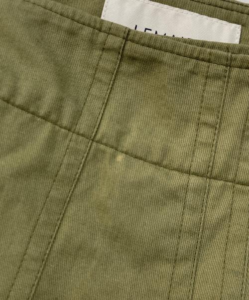 LEMAIRE（ルメール）LEMAIRE (ルメール) コットンリネンラップスカート cotton-linen lap skirt グリーン サイズ:34の古着・服飾アイテム