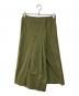 LEMAIRE（ルメール）の古着「コットンリネンラップスカート cotton-linen lap skirt」｜グリーン