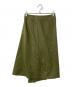 LEMAIRE (ルメール) コットンリネンラップスカート cotton-linen lap skirt グリーン サイズ:34：8000円