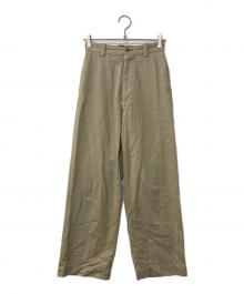 MADISON BLUE（マディソンブルー）の古着「CHINO HIGH WAIST PANTS　ハイウエストチノパンツ　MB191-3031」｜ベージュ