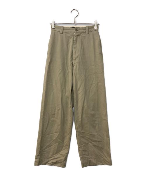 MADISON BLUE（マディソンブルー）MADISON BLUE (マディソンブルー) CHINO HIGH WAIST PANTS　ハイウエストチノパンツ　MB191-3031 ベージュの古着・服飾アイテム