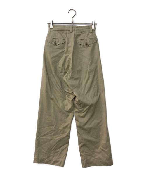 MADISON BLUE（マディソンブルー）MADISON BLUE (マディソンブルー) CHINO HIGH WAIST PANTS　ハイウエストチノパンツ　MB191-3031 ベージュの古着・服飾アイテム
