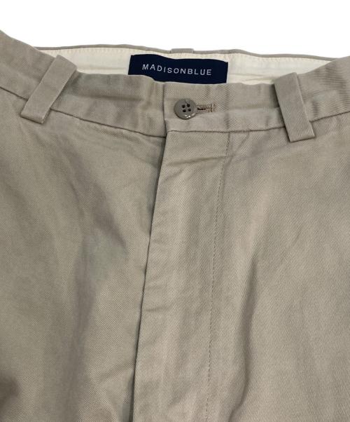 MADISON BLUE（マディソンブルー）MADISON BLUE (マディソンブルー) CHINO HIGH WAIST PANTS　ハイウエストチノパンツ　MB191-3031 ベージュの古着・服飾アイテム