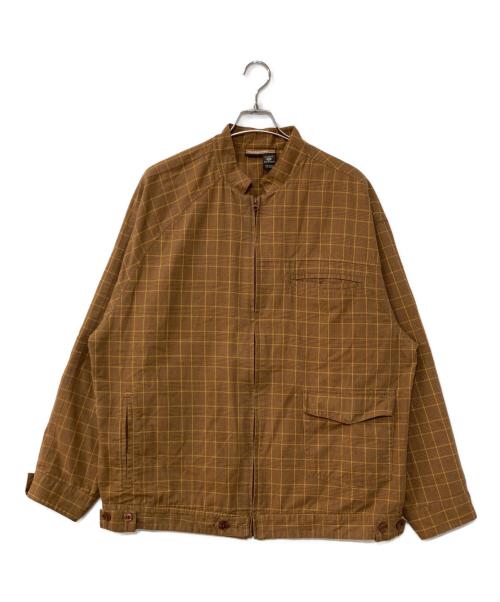 ROCA WEAR（ロカウェア）ROCA WEAR (ロカウェア) 00`sオーバーサイズチェックブルゾン　ジップジャケット　382-033081 ブラウン サイズ:XLの古着・服飾アイテム