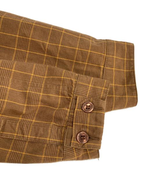 ROCA WEAR（ロカウェア）ROCA WEAR (ロカウェア) 00`sオーバーサイズチェックブルゾン　ジップジャケット　382-033081 ブラウン サイズ:XLの古着・服飾アイテム