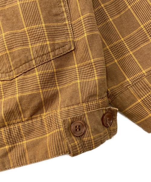 ROCA WEAR（ロカウェア）ROCA WEAR (ロカウェア) 00`sオーバーサイズチェックブルゾン　ジップジャケット　382-033081 ブラウン サイズ:XLの古着・服飾アイテム