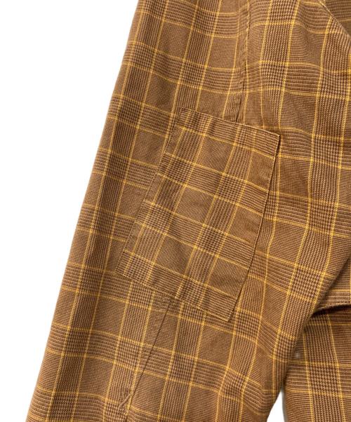 ROCA WEAR（ロカウェア）ROCA WEAR (ロカウェア) 00`sオーバーサイズチェックブルゾン　ジップジャケット　382-033081 ブラウン サイズ:XLの古着・服飾アイテム