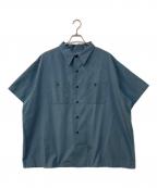 big macビッグマック）の古着「80`s S/Sワークシャツ」｜ブルー