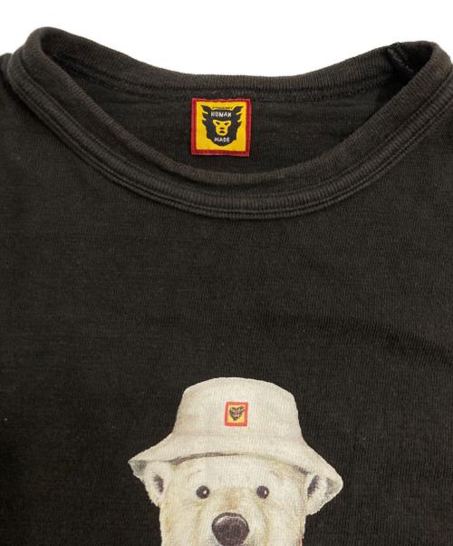 HUMAN MADE（ヒューマンメイド）HUMAN MADE (ヒューマンメイド) POLAR BEAR GRAPHIC T-SHIRT ポーラーベア グラフィックTシャツ ブラック サイズ:XLの古着・服飾アイテム