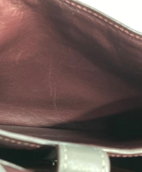 COACH（コーチ）COACH (コーチ) スタッズサドルバッグ グレーの古着・服飾アイテム