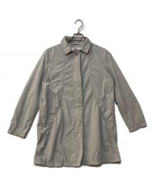 24 ISSEY MIYAKE（24 イッセイミヤケ）の古着「ポリステンカラーコート TF11FA101」｜グレー