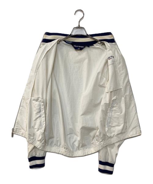 POLO SPORT（ポロスポーツ）POLO SPORT (ポロスポーツ) ロゴジップアップジャケット ホワイト サイズ:Sの古着・服飾アイテム