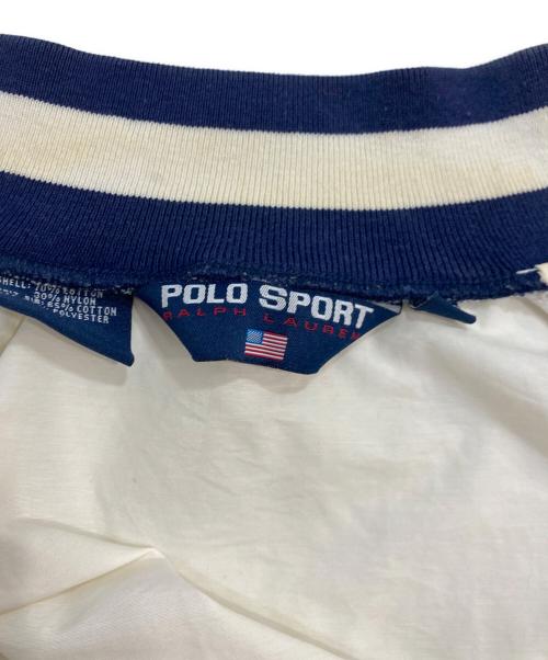 POLO SPORT（ポロスポーツ）POLO SPORT (ポロスポーツ) ロゴジップアップジャケット ホワイト サイズ:Sの古着・服飾アイテム