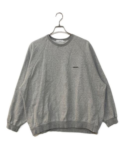 Graphpaper（グラフペーパー）Graphpaper (グラフペーパー) FUTUR (フューチャー) CompactTerry Crew スウェット グレー サイズ:Fの古着・服飾アイテム