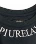 中古・古着 1piu1uguale3 relax (ウノピゥウノウグァーレトレ リラックス) ロングプリントTシャツ ブラック サイズ:M：5000円