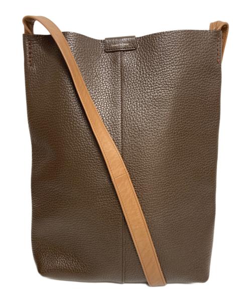 HENDER SCHEME（エンダースキーマ）HENDER SCHEME (エンダースキーマ) piano shoulder big ピアノショルダーバッグ ブラウンの古着・服飾アイテム
