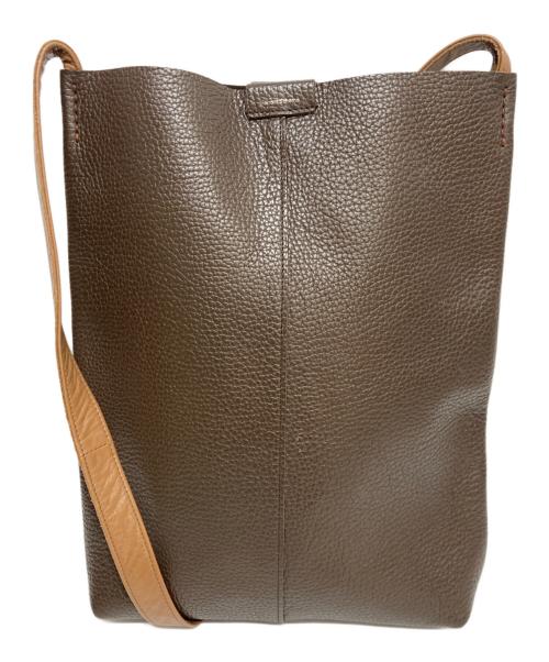 HENDER SCHEME（エンダースキーマ）HENDER SCHEME (エンダースキーマ) piano shoulder big ピアノショルダーバッグ ブラウンの古着・服飾アイテム