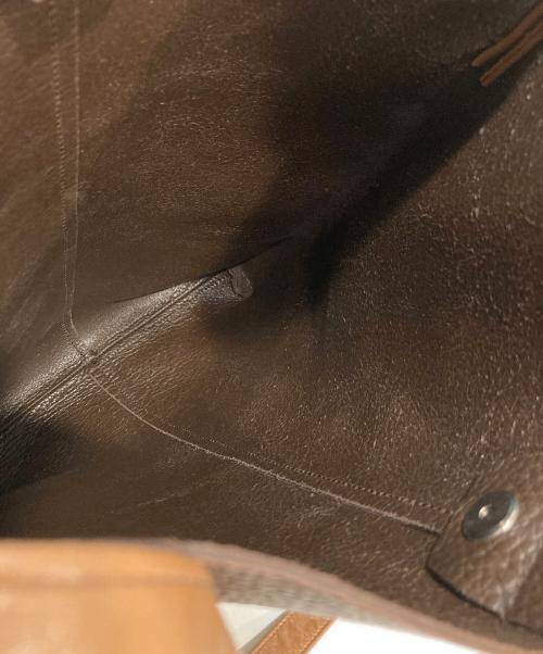 HENDER SCHEME（エンダースキーマ）HENDER SCHEME (エンダースキーマ) piano shoulder big ピアノショルダーバッグ ブラウンの古着・服飾アイテム