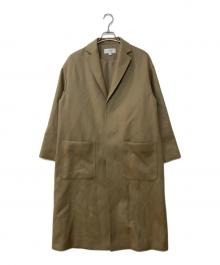 HYKE（ハイク）の古着「WOOL SHOP COAT ウールショップコート」｜ベージュ